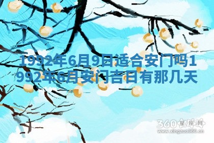 今日是否推荐装门,安门2025年6月17日黄历分析