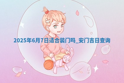 2025年6月7日适合装门吗,安门吉日查询