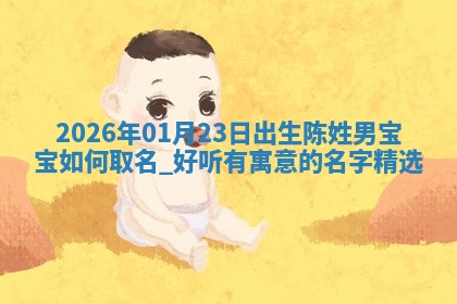 如何给2026年01月18日出生的黎姓男宝宝起个好名字？专业分析与建议