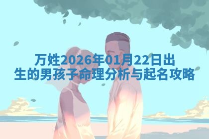 朱姓2026年01月15日出生的男孩子命理分析与起名攻略