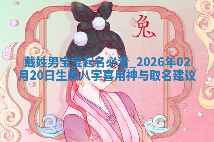 朱姓2026年01月15日出生的男孩子命理分析与起名攻略