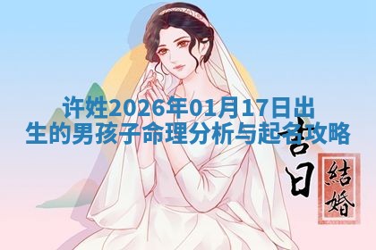 朱姓2026年01月15日出生的男孩子命理分析与起名攻略
